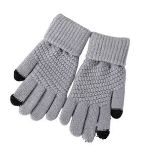 Winter Touchscreen Knit Gloves for Men & Women – Warm Non-Slip Smartphone Gloves